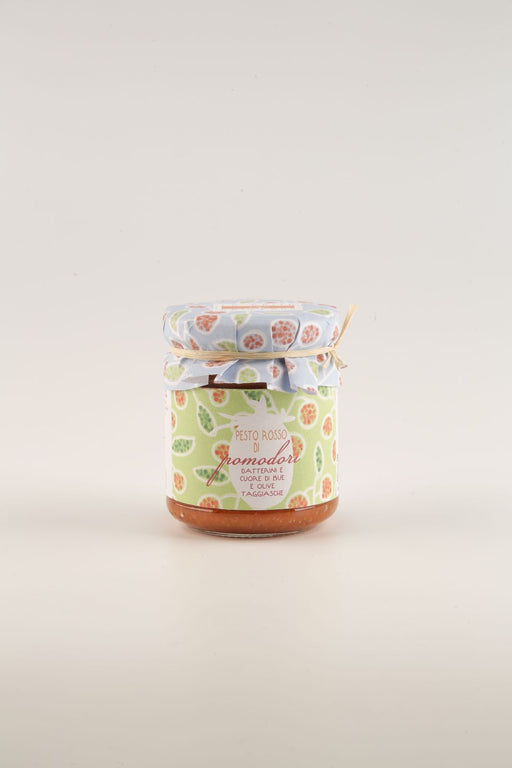 Pesto rosso di pomodori e olive taggiasche 212ml