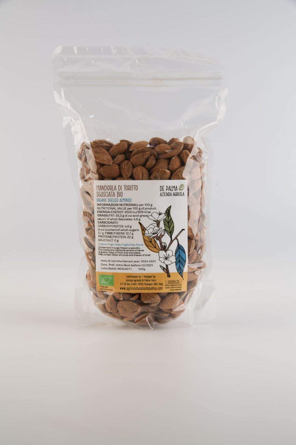 Mandorle di Toritto Bio 500gr
