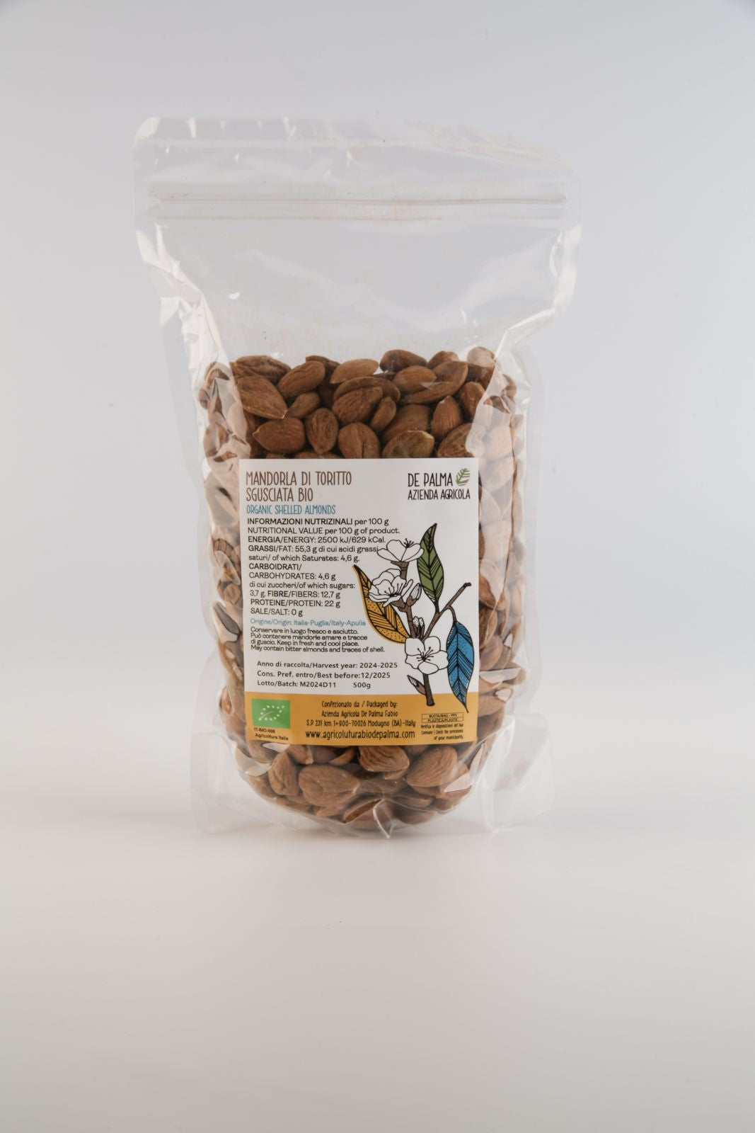 Mandorle di Toritto Bio 500gr