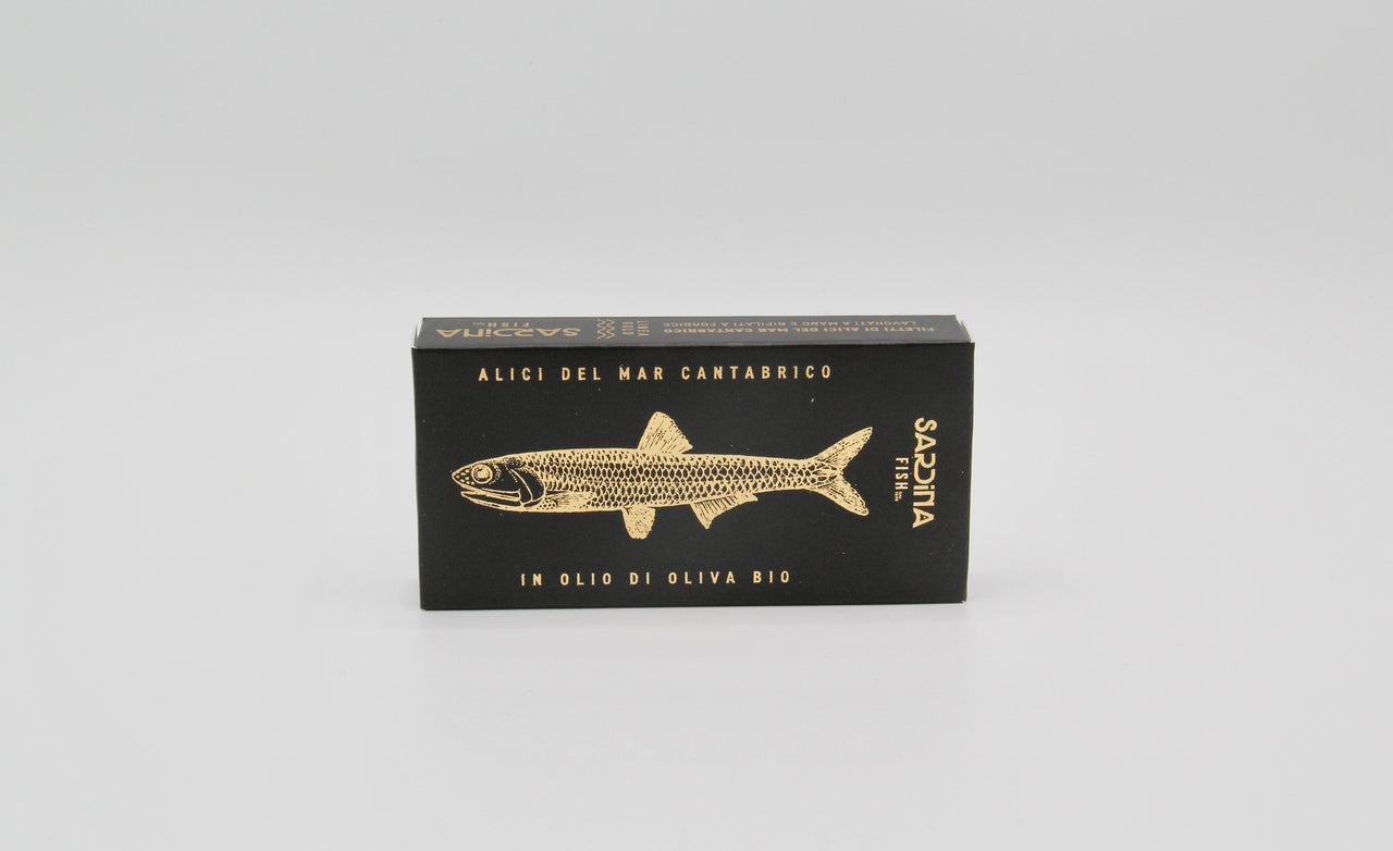 Alici Mar Cantabrico in olio oliva bio 50gr